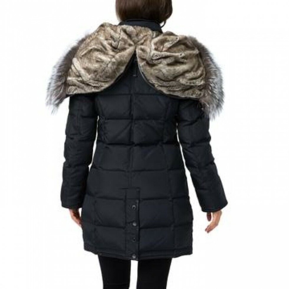 Pajar Panther Down Puffer Parka Coat Black NEW